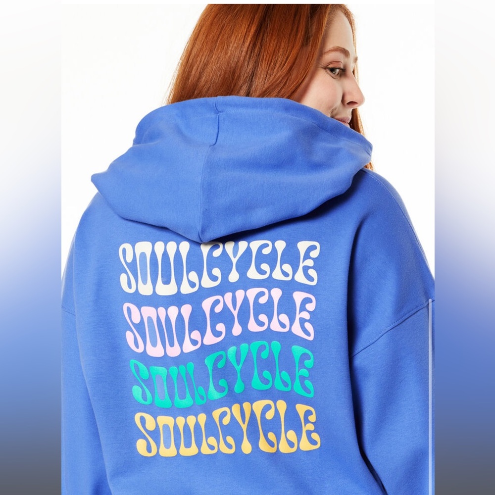 Soul Cycle Marissa Cropped Zip Up Hoodie